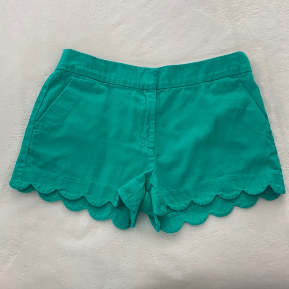 Crewcuts Girls Shorts with Scalloped Hem Size 12